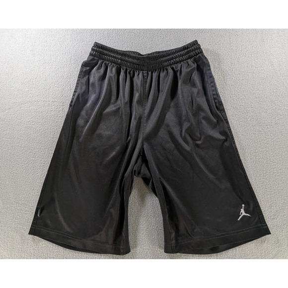 Jordan Other - Jordan Athletic Shorts Kids Size L Black Dri-FIT Mesh Basketball Gym